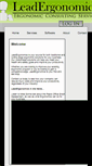 Mobile Screenshot of leadergonomics.com
